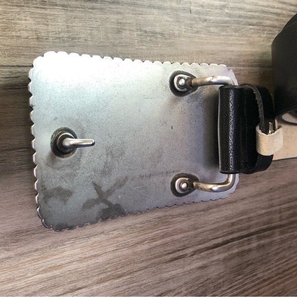 Chico’s Lapis Belt Buckle & Belt M - Picture 3 of 7